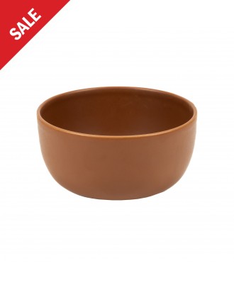 Bol ceramic pentru cereale, 14 cm, Mira Brown - VILLACER